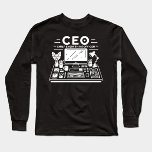 CEO Chief Everything Officer Long Sleeve T-Shirt